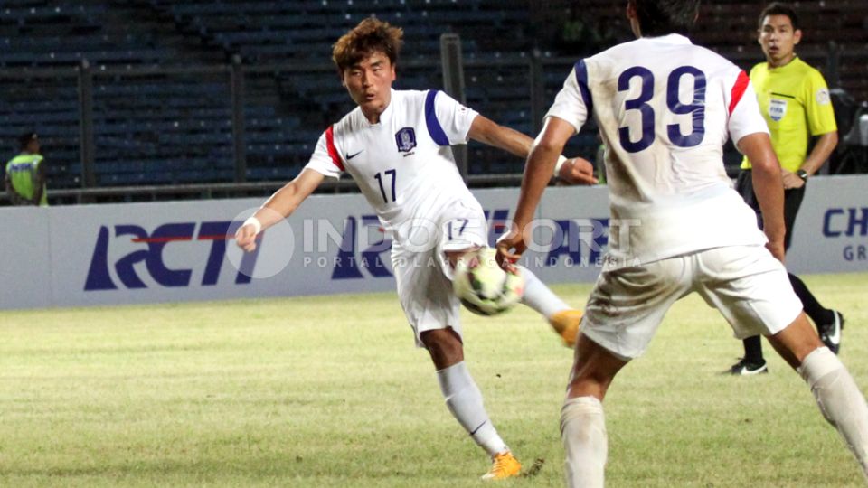 Tim Nasional Korea Selatan U-23. Copyright: © Herry Ibrahim/INDOSPORT